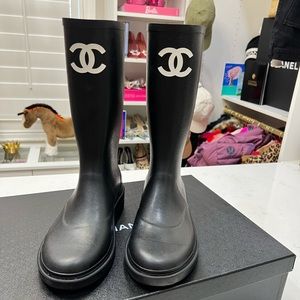 Chanel high boots